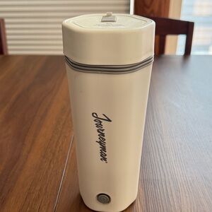 White Car Heating Travel Mug /Kettle with Lid